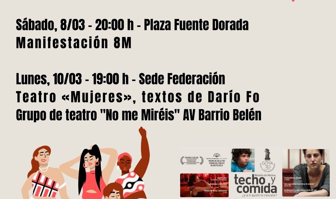 Actividades 8M, Día internacional de las mujeres